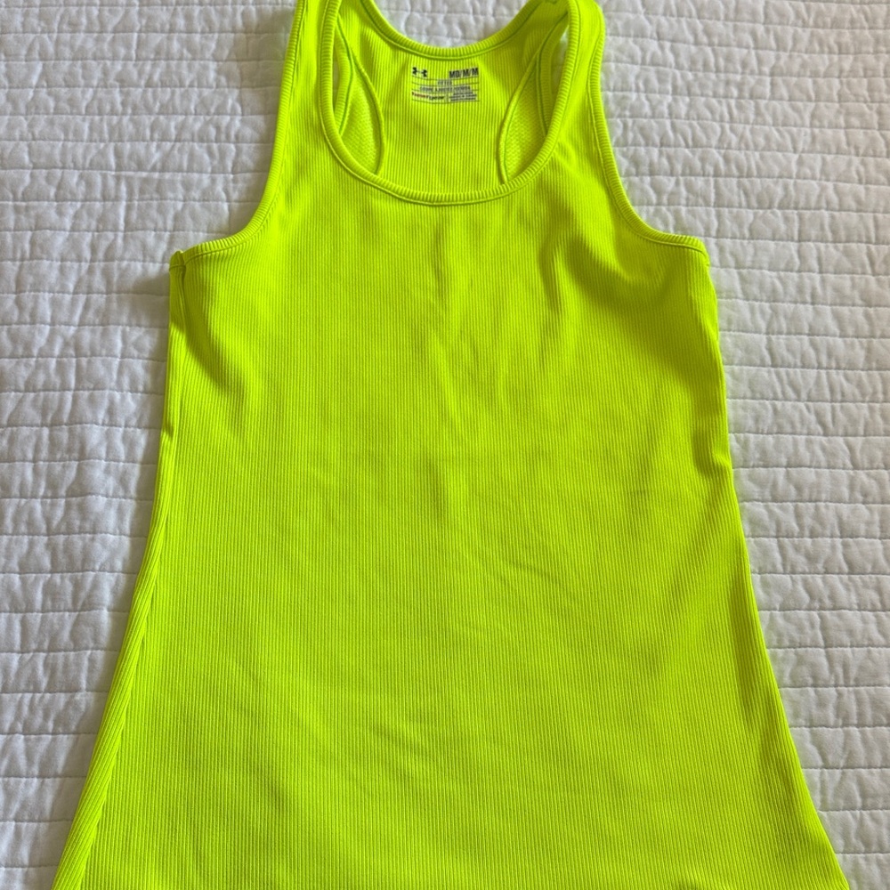 Under Armour Women's Neon Yellow Racerback Tank